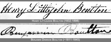 Signatures_Henry L and Benjamin D Boulton